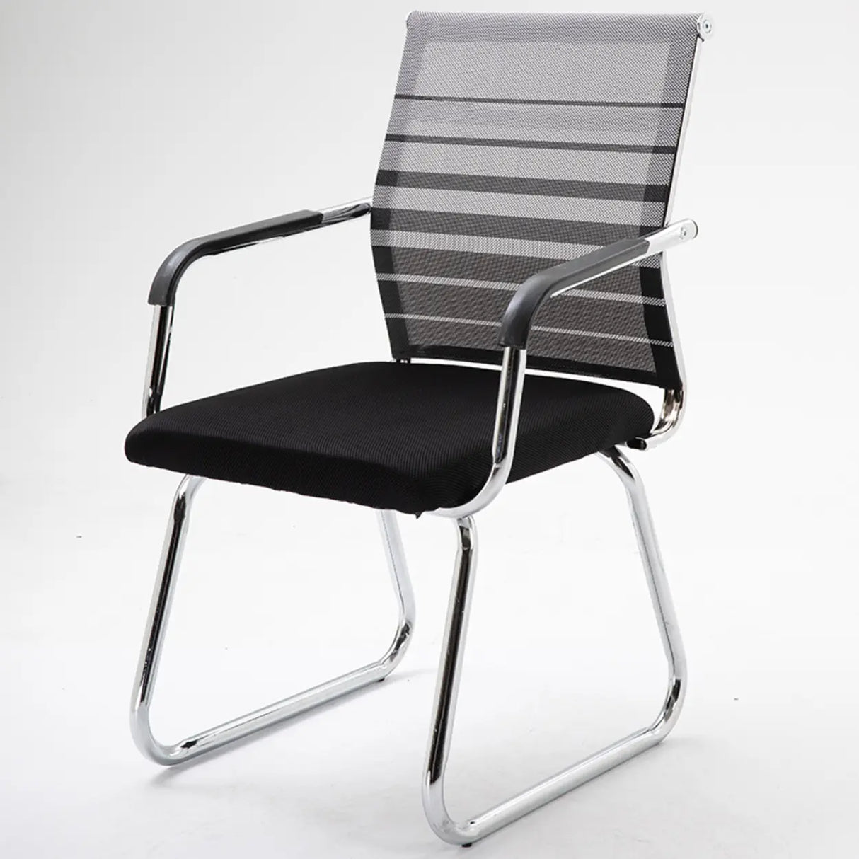 Modern Ergonomic Office Chair Mesh Black Adjustable Comfort Image - 7