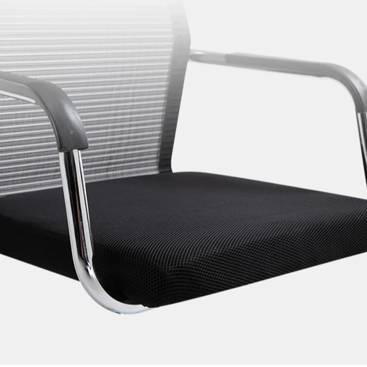 Modern Ergonomic Office Chair Mesh Black Adjustable Comfort Image - 8