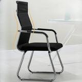 Modern Ergonomic Office Chair Mesh Black Adjustable Comfort Image - 9