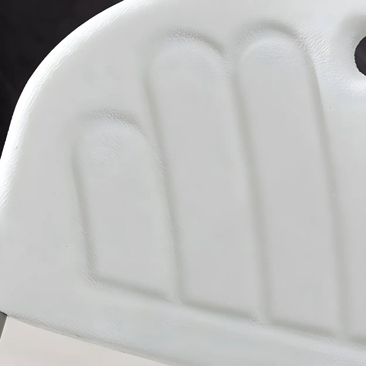 Modern Ergonomic Plastic Folding Office White Chair Image - 10