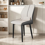 Modern Ergonomic Upholstered Dining Chair with Lumbar Support Image - 3