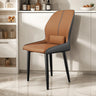 Modern Ergonomic Upholstered Dining Chair with Lumbar Support Image - 5