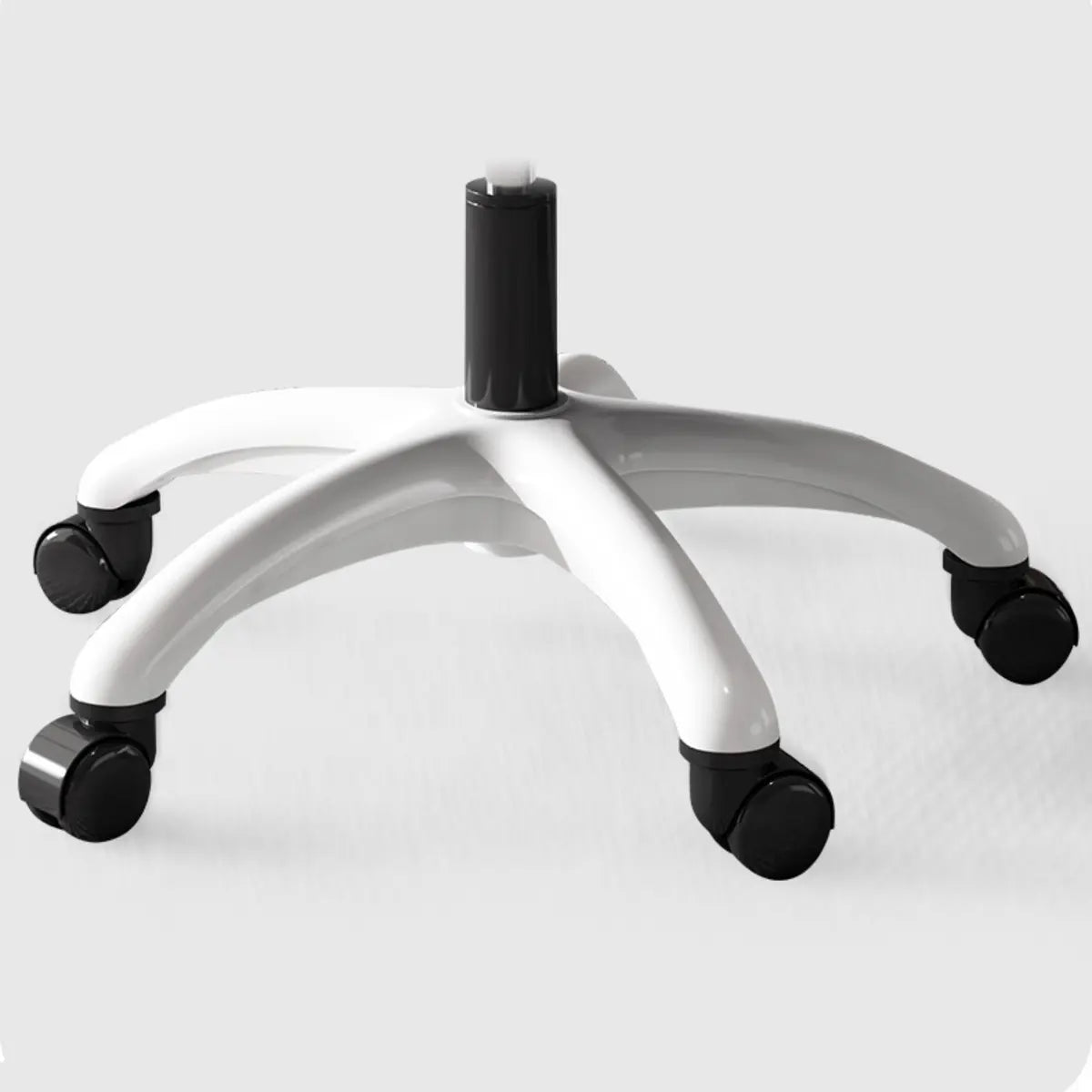Modern Ergonomic White Mesh Office Chair with Wheels Image - 8