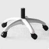Modern Ergonomic White Mesh Office Chair with Wheels Image - 8