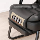 Modern Executive Leather Recliner Office Chair with Footrest Image - 10