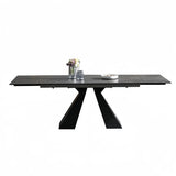 Modern Extendable Dining Table Sintered Stone Rectangle Table Image - 4