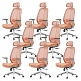 Modern Fabric Adjustable Wheels Ergonomic Office Chair Image - 22