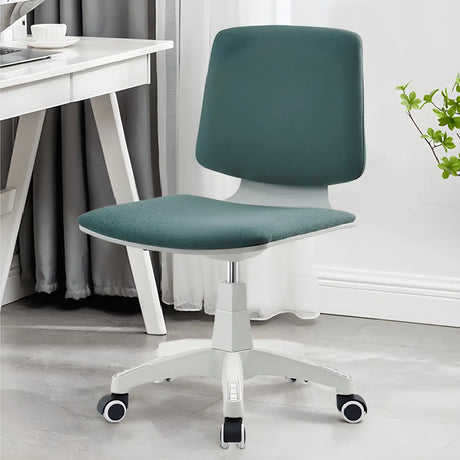 Modern Fabric Low Back Wheels Swivel Office Chair Image - 1