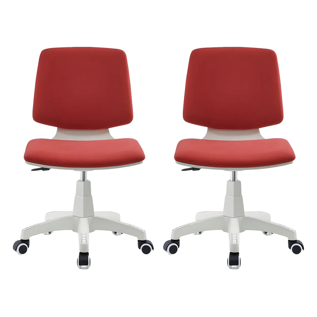 Modern Fabric Low Back Wheels Swivel Office Chair Image - 12