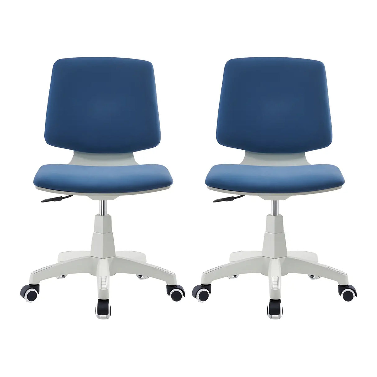 Modern Fabric Low Back Wheels Swivel Office Chair Image - 21