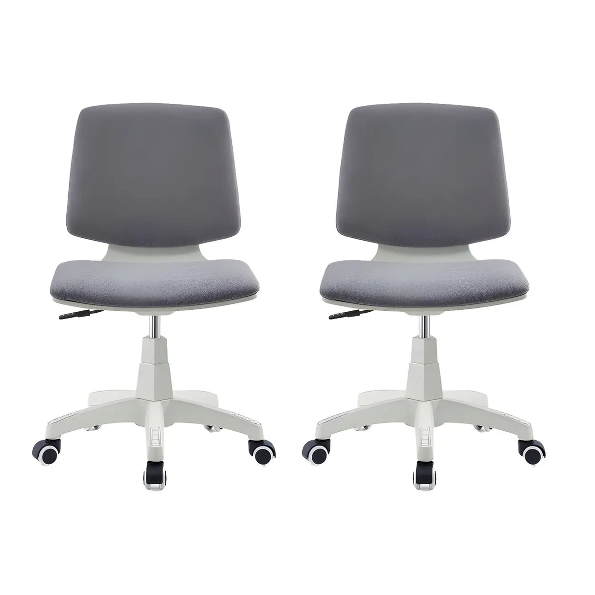 Modern Fabric Low Back Wheels Swivel Office Chair Image - 30