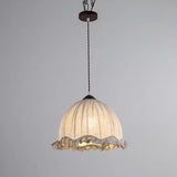 Modern Fabric Vaulted Dome Ceiling Pendant Light Image - 11