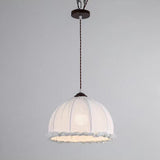 Modern Fabric Vaulted Dome Ceiling Pendant Light Image - 14
