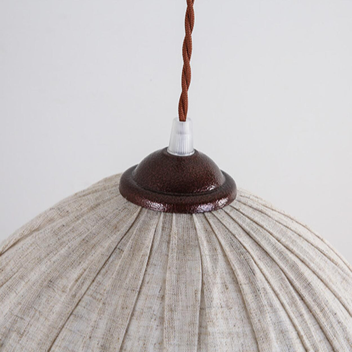 Modern Fabric Vaulted Dome Ceiling Pendant Light Image - 19