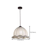 Modern Fabric Vaulted Dome Ceiling Pendant Light #size
