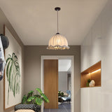 Modern Fabric Vaulted Dome Ceiling Pendant Light Image - 4
