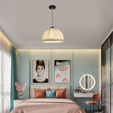 Modern Fabric Vaulted Dome Ceiling Pendant Light Image - 6