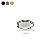 Modern Flush Geometric Bladeless Ceiling Fan with Light Image - 23
