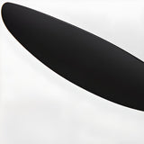 Modern Flush Mount  Wood Grain Blades Ceiling Fan Light Image - 6