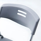 Modern Foldable Conference Black Polymer Office Chair Image - 21