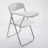 Modern Foldable Conference Black Polymer Office Chair Image - 4