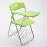 Modern Foldable Conference Black Polymer Office Chair Image - 5