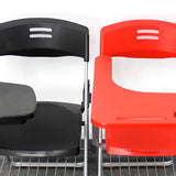Modern Foldable Plexiglass Office Chairs Multi Color Image - 12