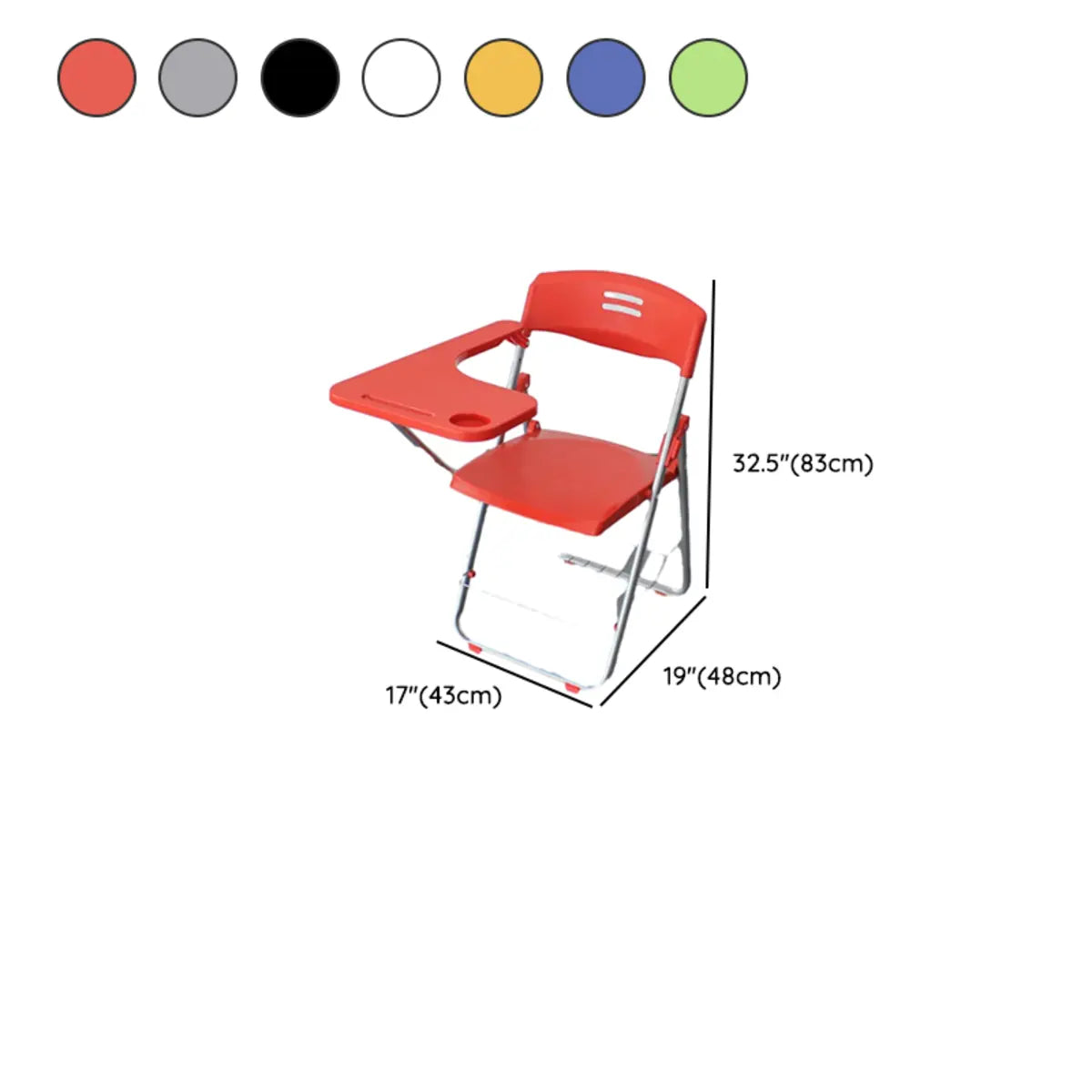 Modern Foldable Plexiglass Office Chairs Multi Color 