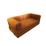 Modern Frameless Corduroy Compressed Modular Sofa in a Box Image - 1