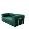 Modern Frameless Corduroy Compressed Modular Sofa in a Box Image - 3
