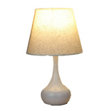 Modern Geometric Ceramic Bedside Table Lamp Black 18" Image - 9