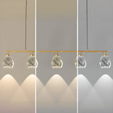 Stylish Gold Geometric Pendant Light Kitchen Island Image - 13