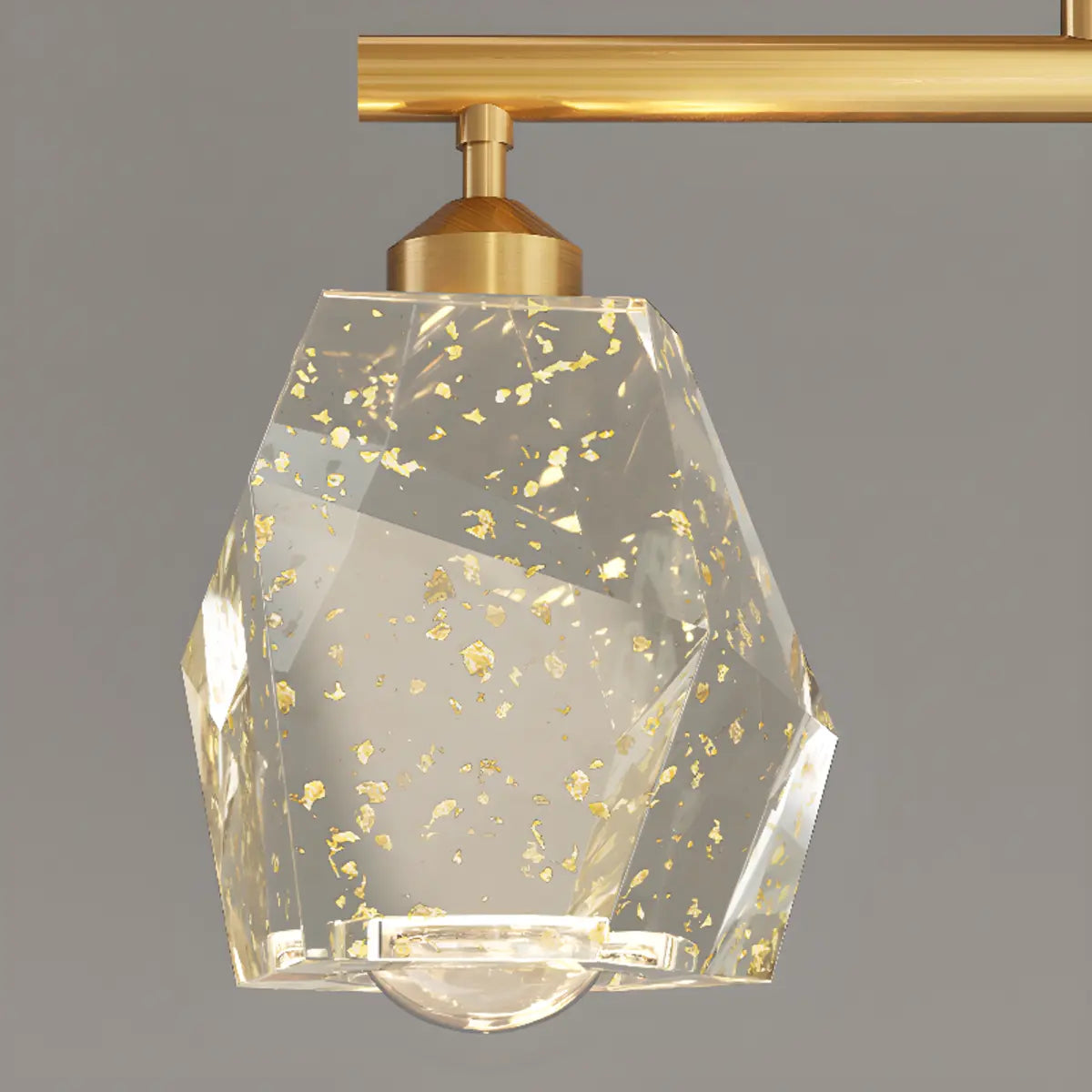 Stylish Gold Geometric Pendant Light Kitchen Island Image - 15