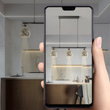 Stylish Gold Geometric Pendant Light Kitchen Island Image - 18
