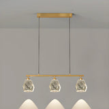 Stylish Gold Geometric Pendant Light Kitchen Island Image - 7