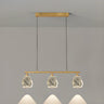 Stylish Gold Geometric Pendant Light Kitchen Island Image - 7