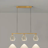 Stylish Gold Geometric Pendant Light Kitchen Island Image - 8
