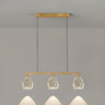 Stylish Gold Geometric Pendant Light Kitchen Island Image - 8