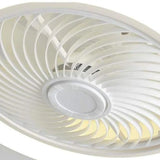Modern Circular Wood LED Ceiling Fan Light 52-Inch Image - 9