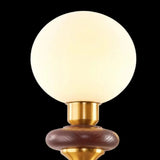 Modern Globe Glass Pendant Light Kitchen Gold Large 3-Bulb Image - 7