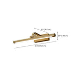 Modern Gold Bathroom Vanity Mirror Light Fixture Image - 13