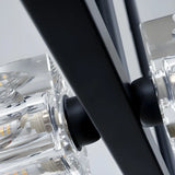 Modern Gold Crystal Linear Chandelier for Dining Room Image - 14