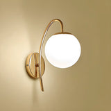 Modern Gold Cylindrical Vanity Light Fixture Image - 9