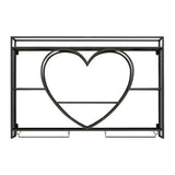 Modern Gold Heart Floating Wall Mounted Wine Rack Image - 22