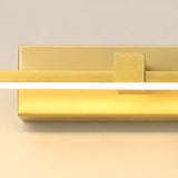 Modern Gold LED Linear Vanity Light Fixture Image - 15