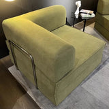 Modern Green Corduroy Compressed Modular Sofa in a Box Image - 3