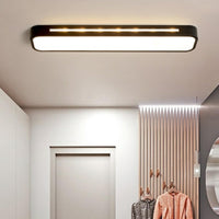 Modern Hallway White Rectangle LED Flush Mount Light