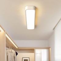 Modern Hallway White Rectangle LED Flush Mount Light