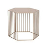 Modern Hexagonal Metal Black Plant Stand with Shelves Image - 5