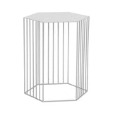 Modern Hexagonal Metal Black Plant Stand with Shelves Image - 9